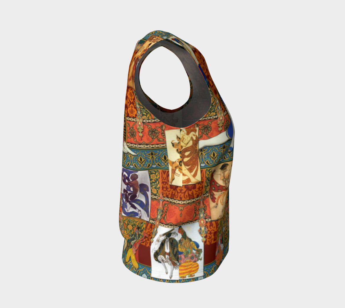 Aperçu de Ballets Russes Tapestry - Fitted Tank Top #4