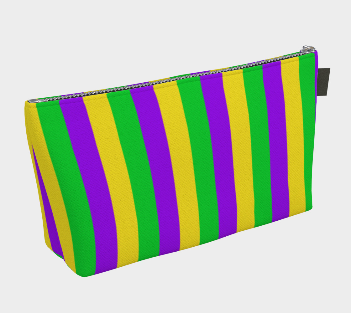 Aperçu de Mardi Gras Purple, Green, and Gold Vertical Stripes #2