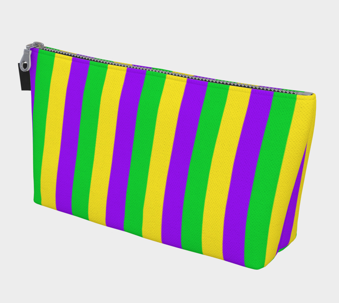 Aperçu de Mardi Gras Purple, Green, and Gold Vertical Stripes #1