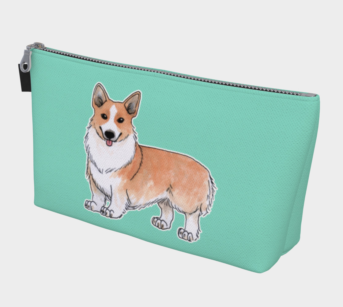 Aperçu de Welsh corgi dog Makeup Bag #1