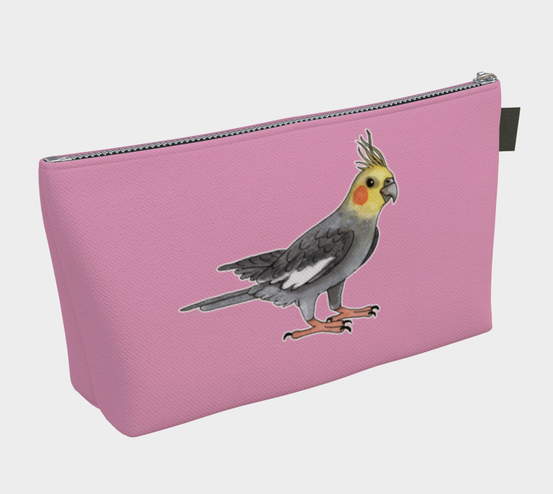 Aperçu de Cockatiel bird Makeup Bag #2