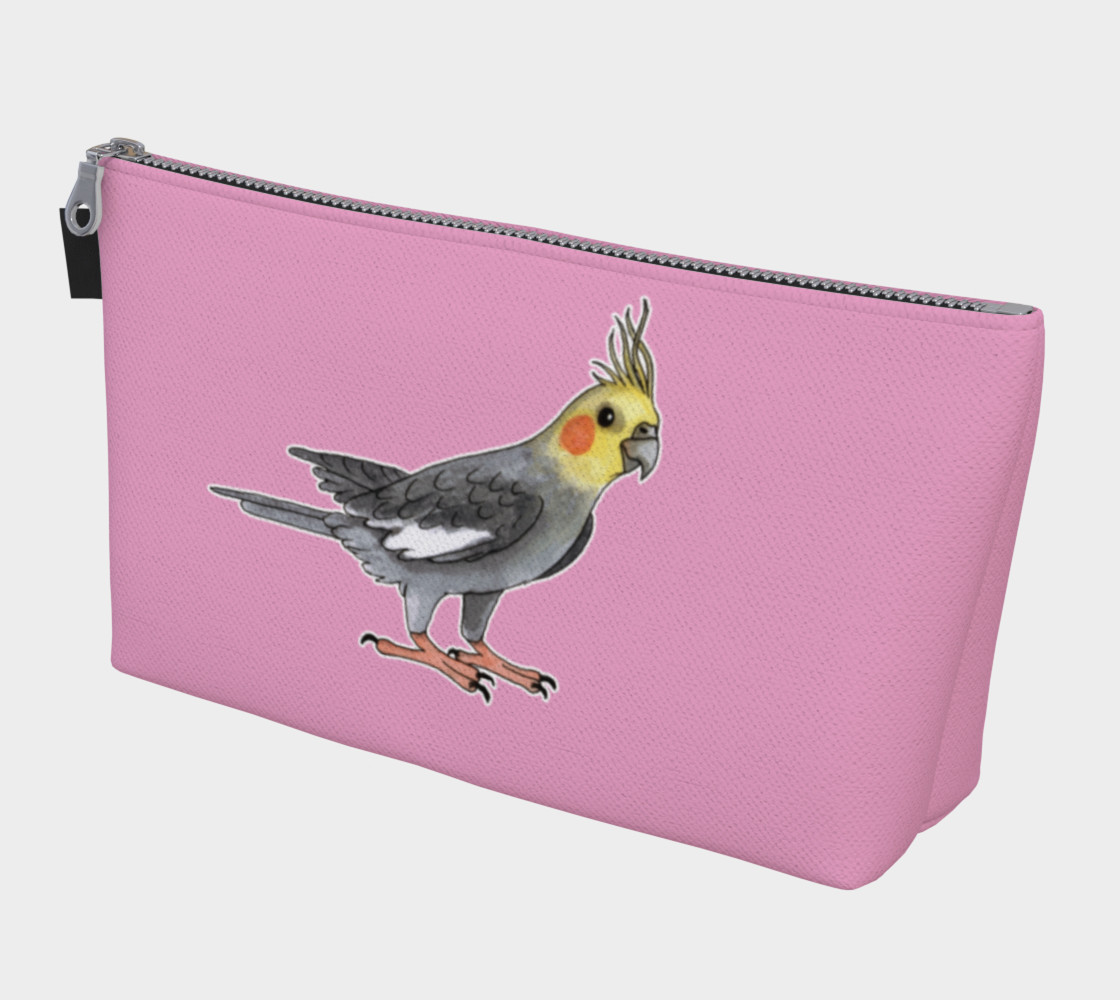 Aperçu de Cockatiel bird Makeup Bag #1