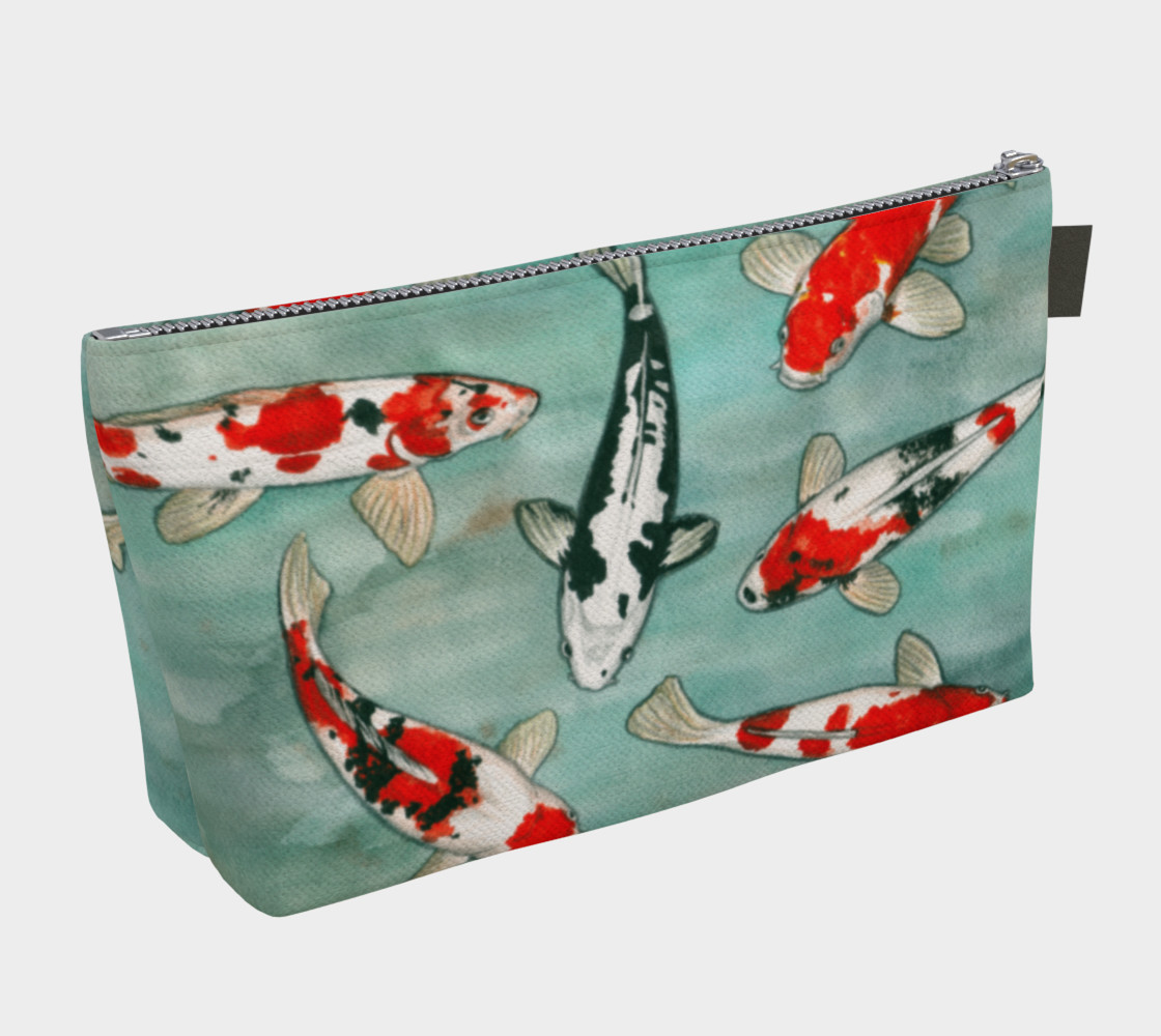 Aperçu de Le ballet des carpes koï Makeup Bag #2