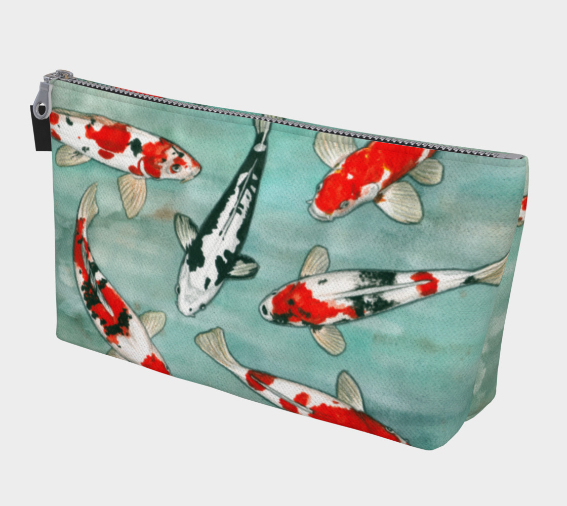 Aperçu de Le ballet des carpes koï Makeup Bag #1