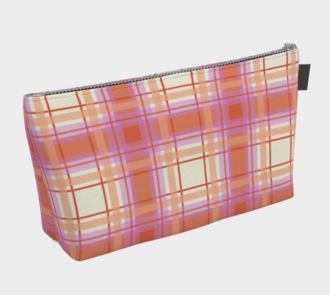 Plaid in Peach, Yellow and Pink preview #2
