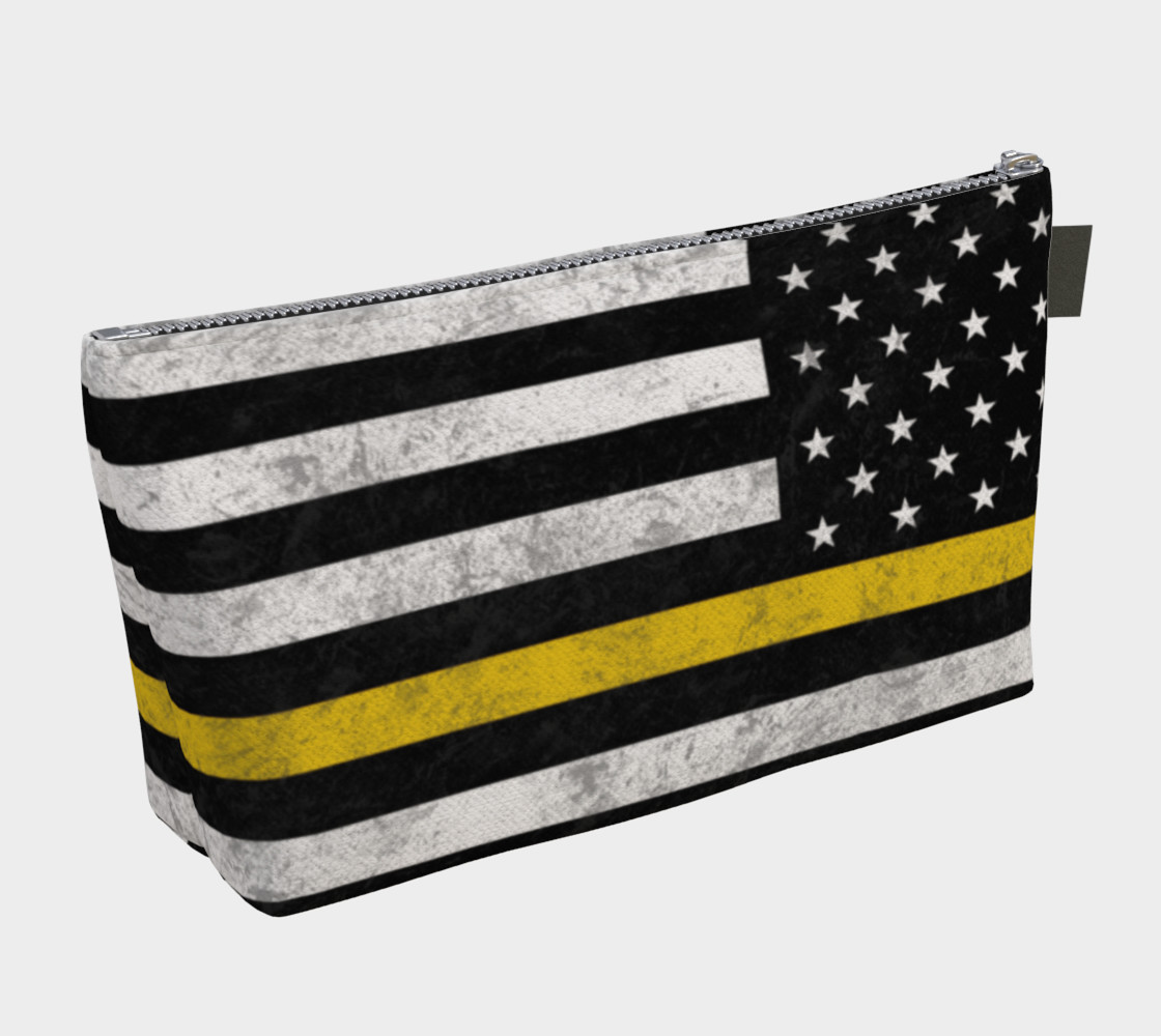 Aperçu de Thin Gold Line Makeup Bag #2