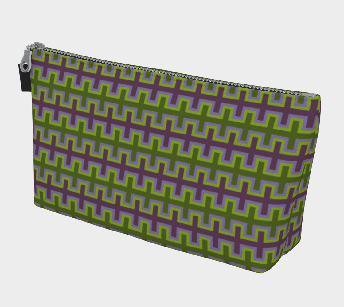 Aperçu de Purple and Green Southwest Blanket #1