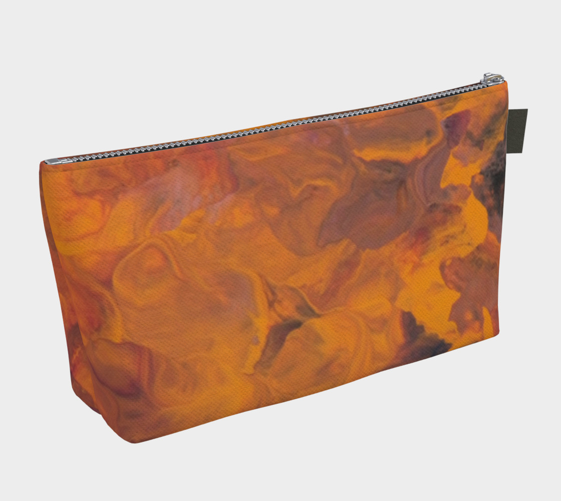 Sunset Flowers Makeup Bag preview #2