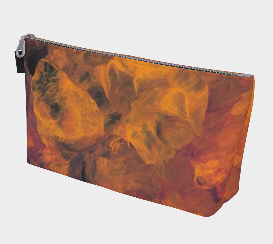Sunset Flowers Makeup Bag preview #1