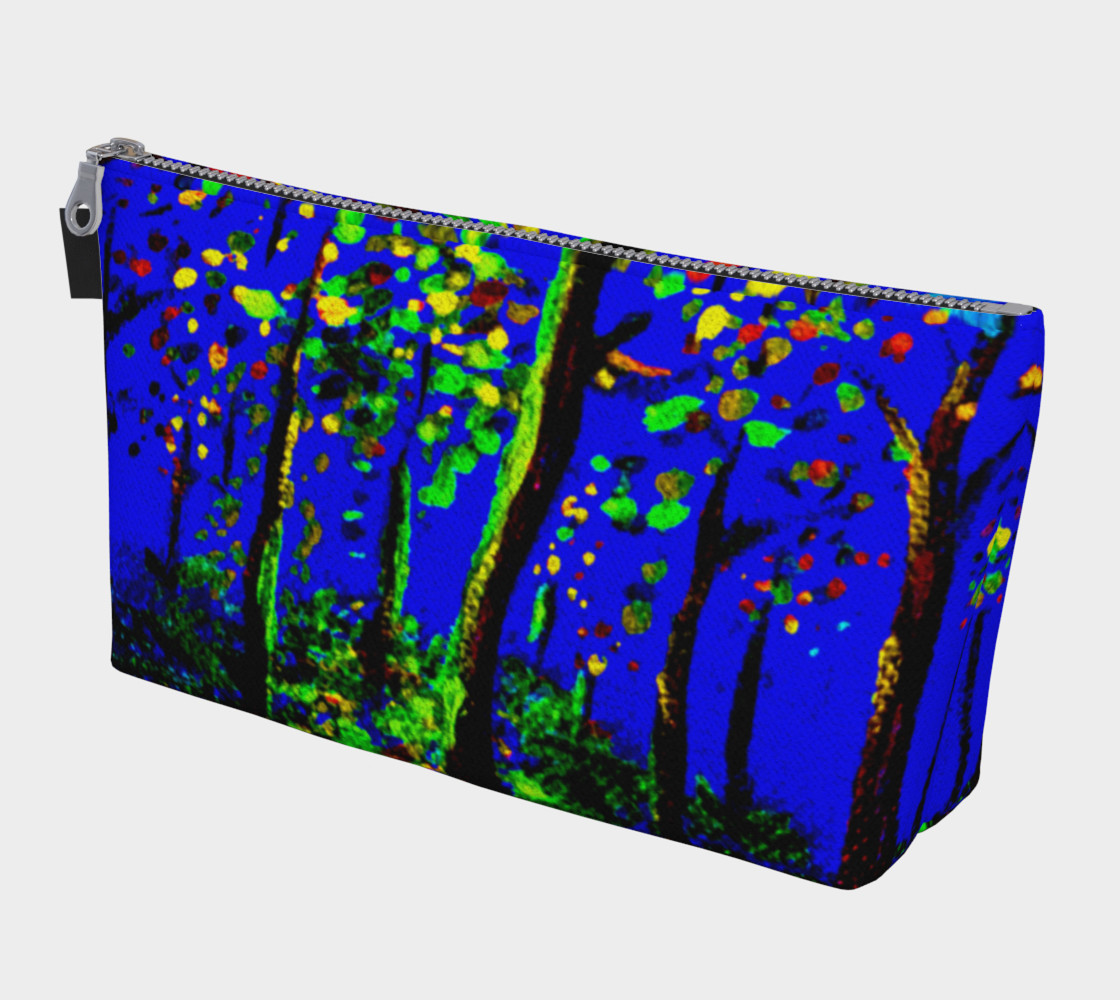 Aperçu de Magic Trees at Midnight Makeup Bag #1