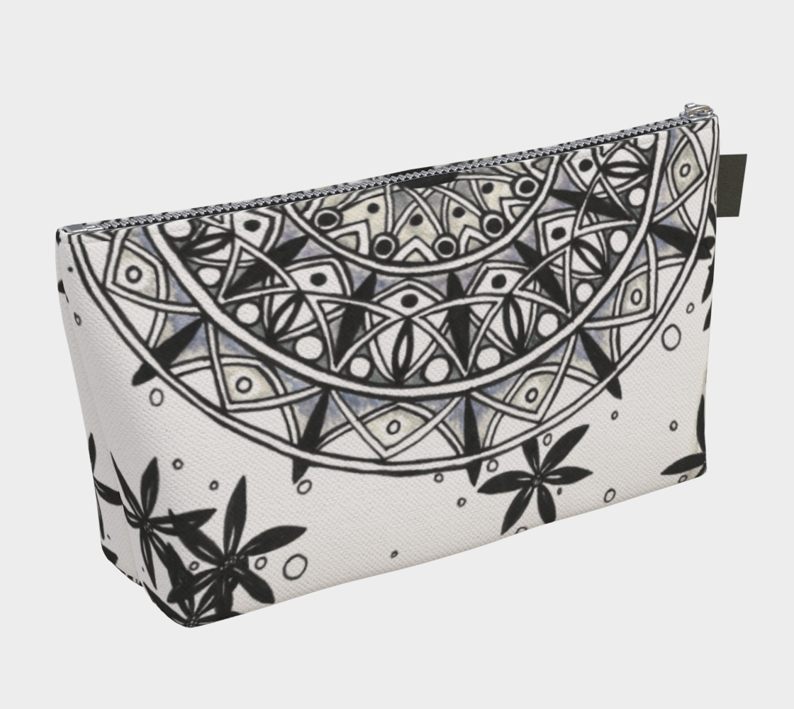 Sacred Geometry Monochrome Mandala Handbag preview #2