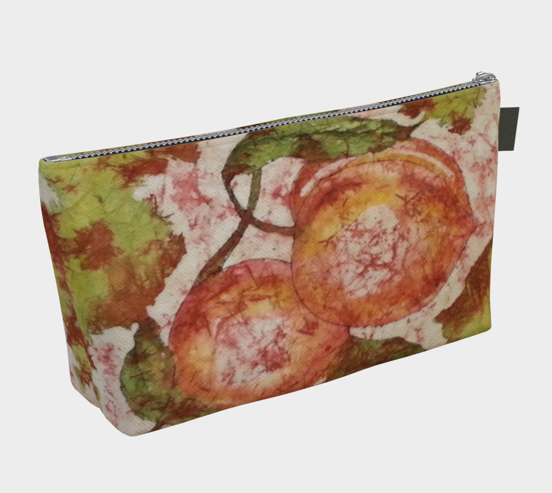Really Love Your Peaches Watercolor Batik Handbag thumbnail #3