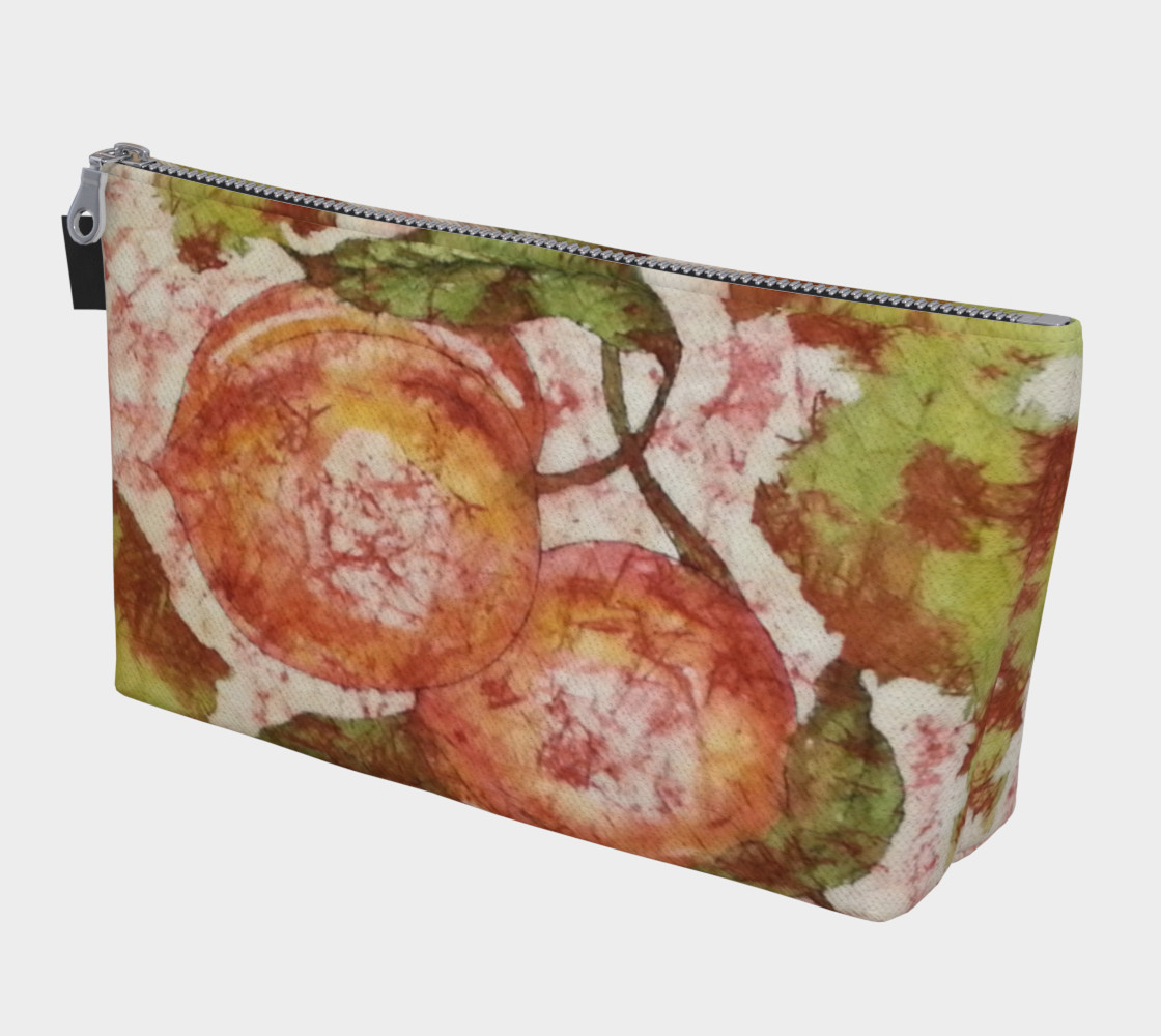 Really Love Your Peaches Watercolor Batik Handbag preview #1