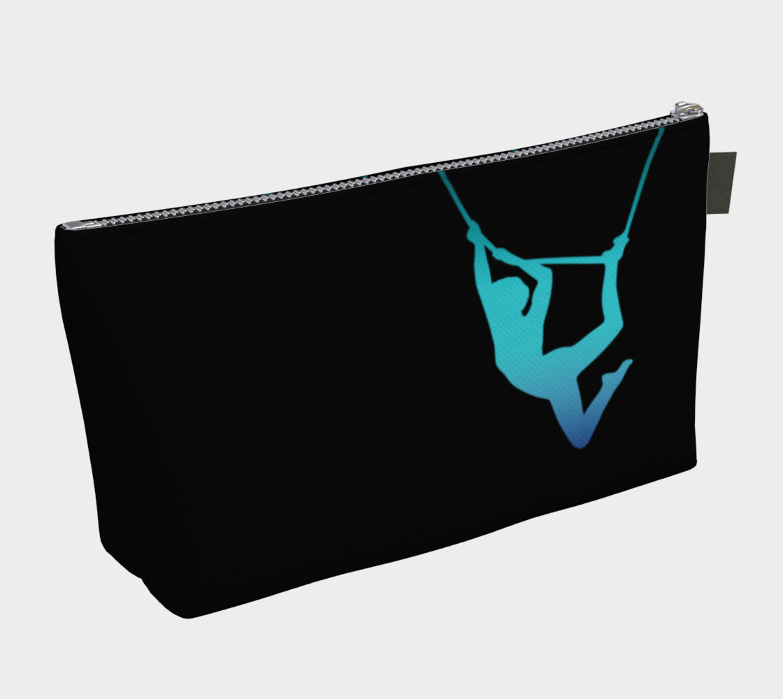 Aerial Ombre - Midnight Ocean Makeup Gear Bag with Pocket preview #2