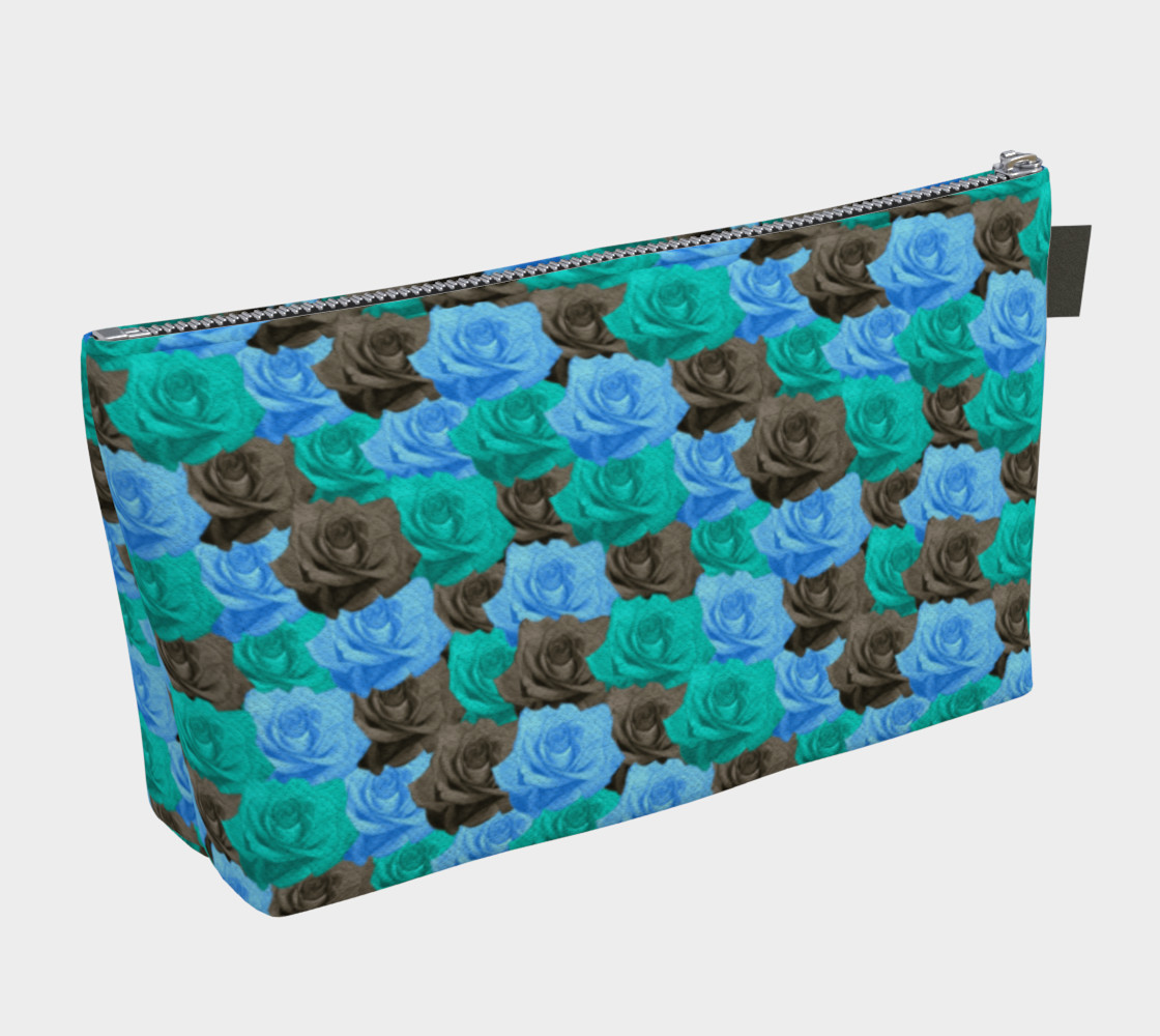 Aperçu de Blue Roses Makeup Bag #2