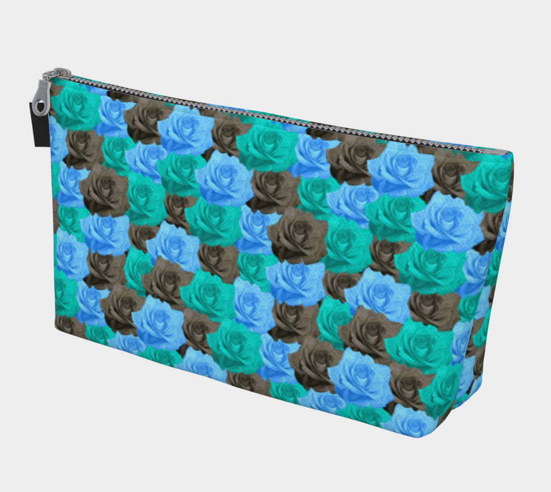 Blue Roses Makeup Bag Miniature #2