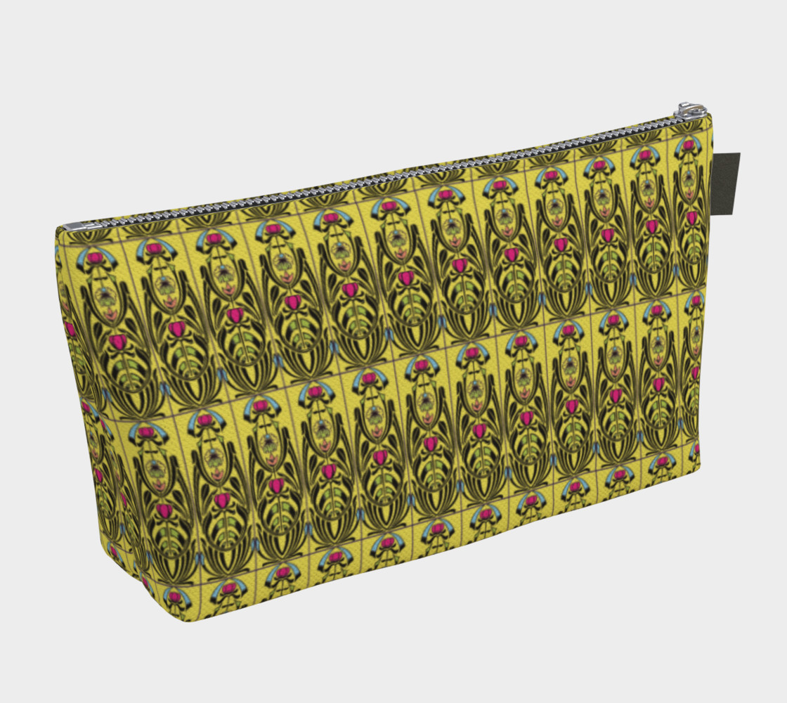 Aperçu de Yellow Magic Trees Makeup Bag #2