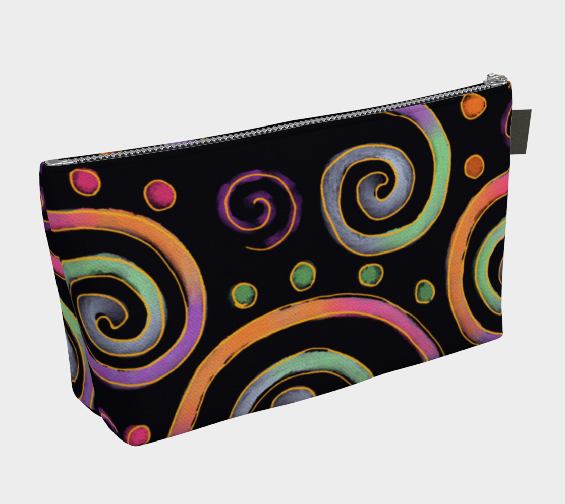 Aperçu de Colorful Abstract Art Clutch Bag #2