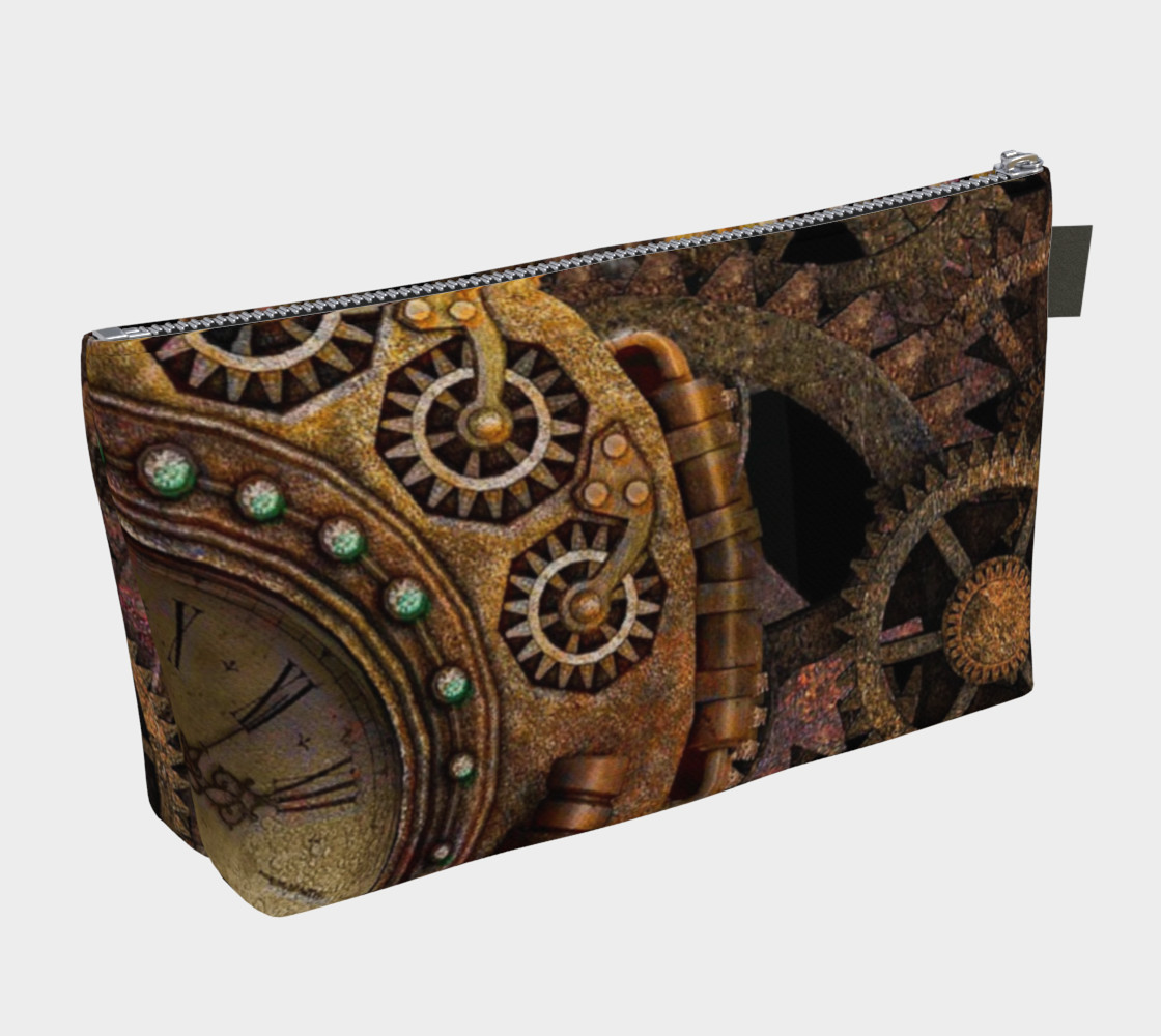 Steampunk Gears Makeup Bag preview #2