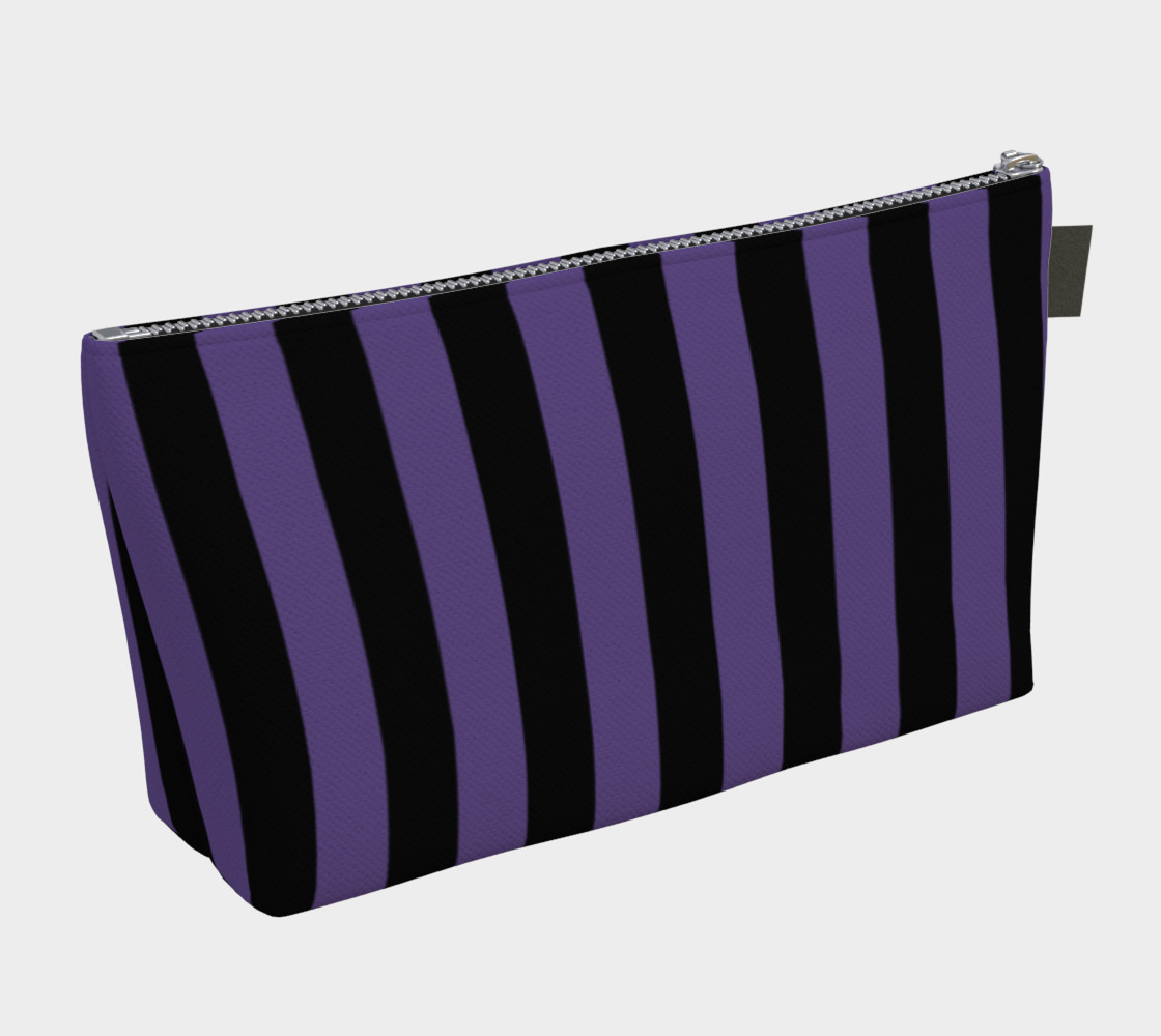 Aperçu de Black and Ultra Violet Purple Stripes #2