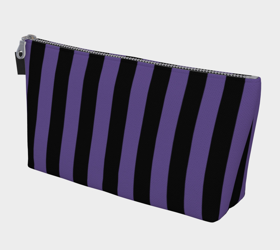 Aperçu de Black and Ultra Violet Purple Stripes #1