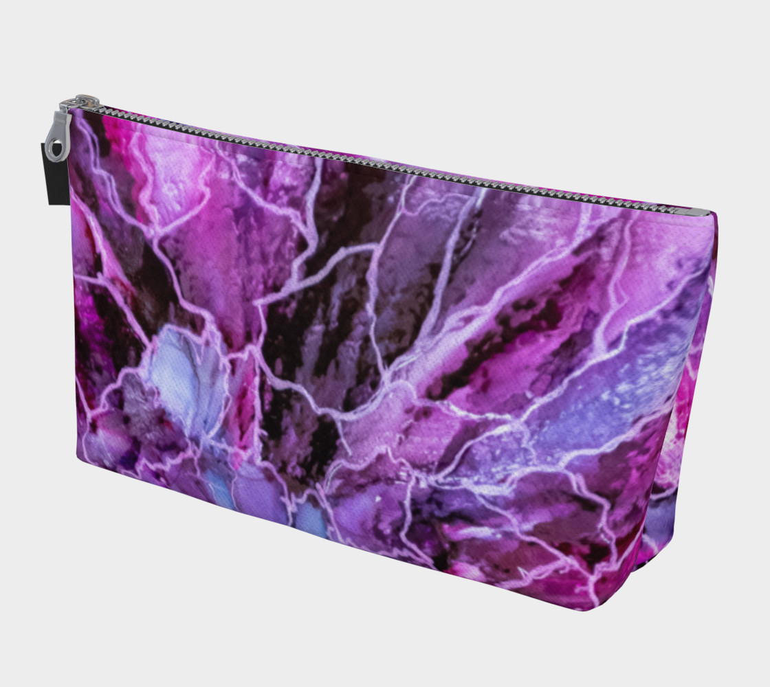Pink & Mauve Abstract Alcohol Ink Art Bloom preview #1