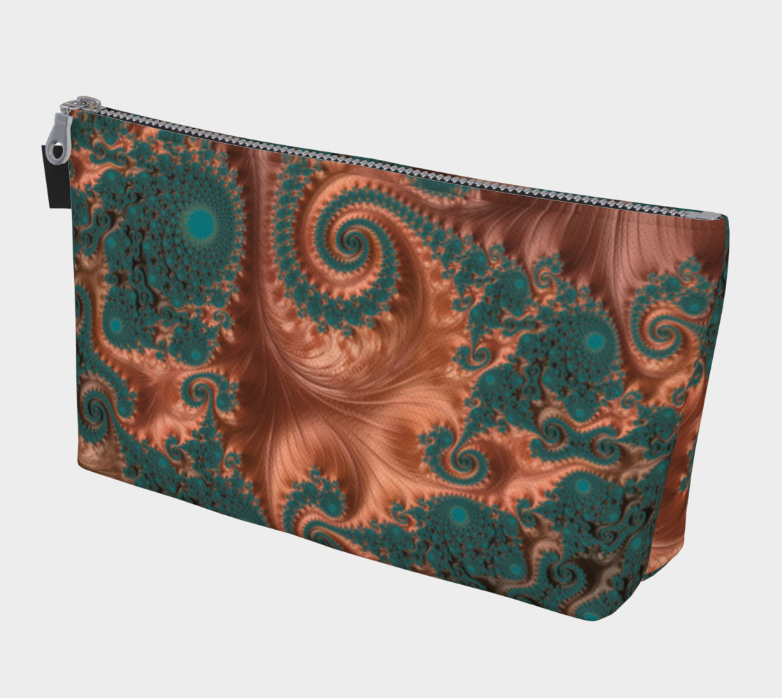 Copper Leaves Make Up Bag preview #1
