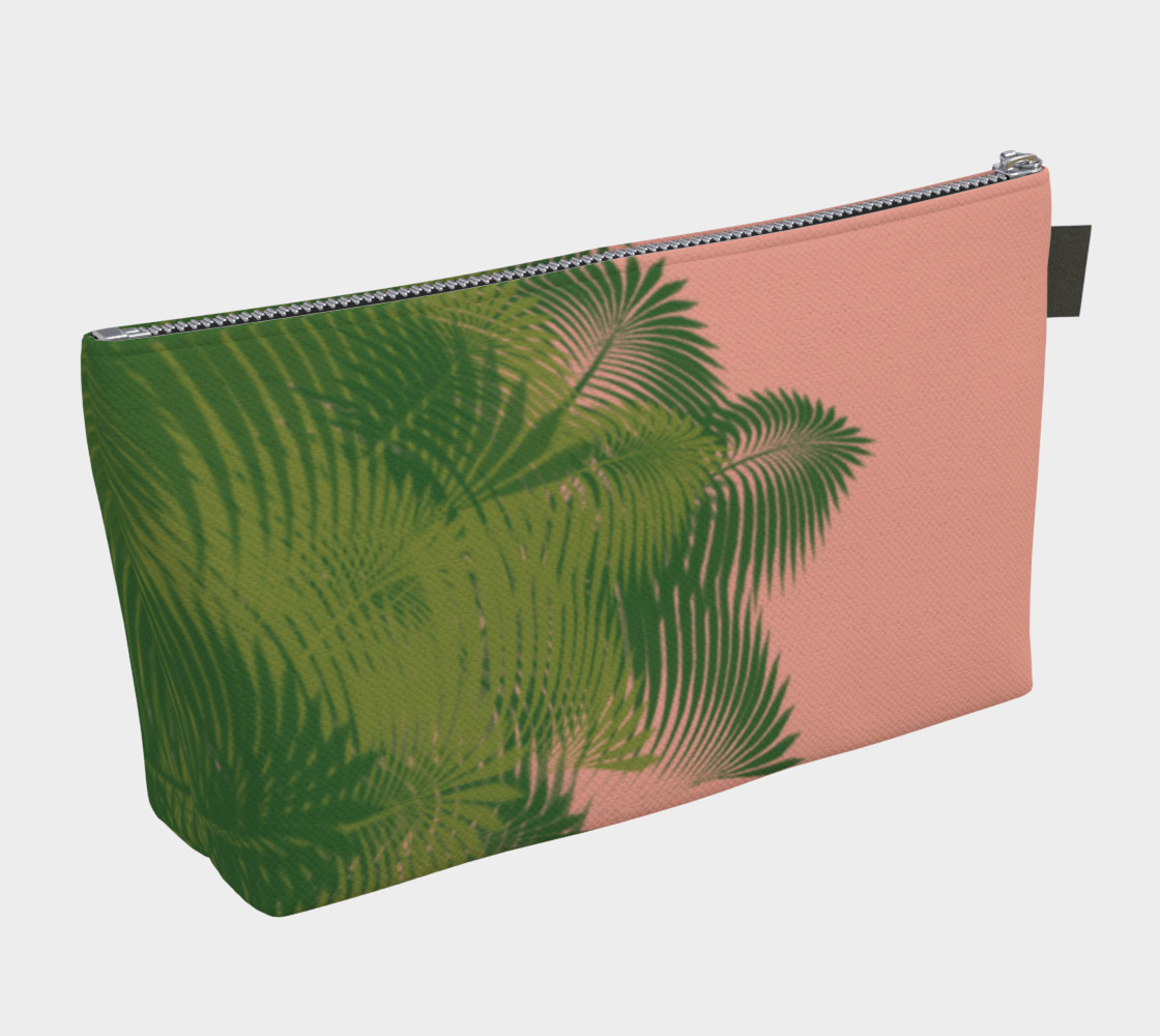 Aperçu de Palms Pink Cosmetic Bag #2