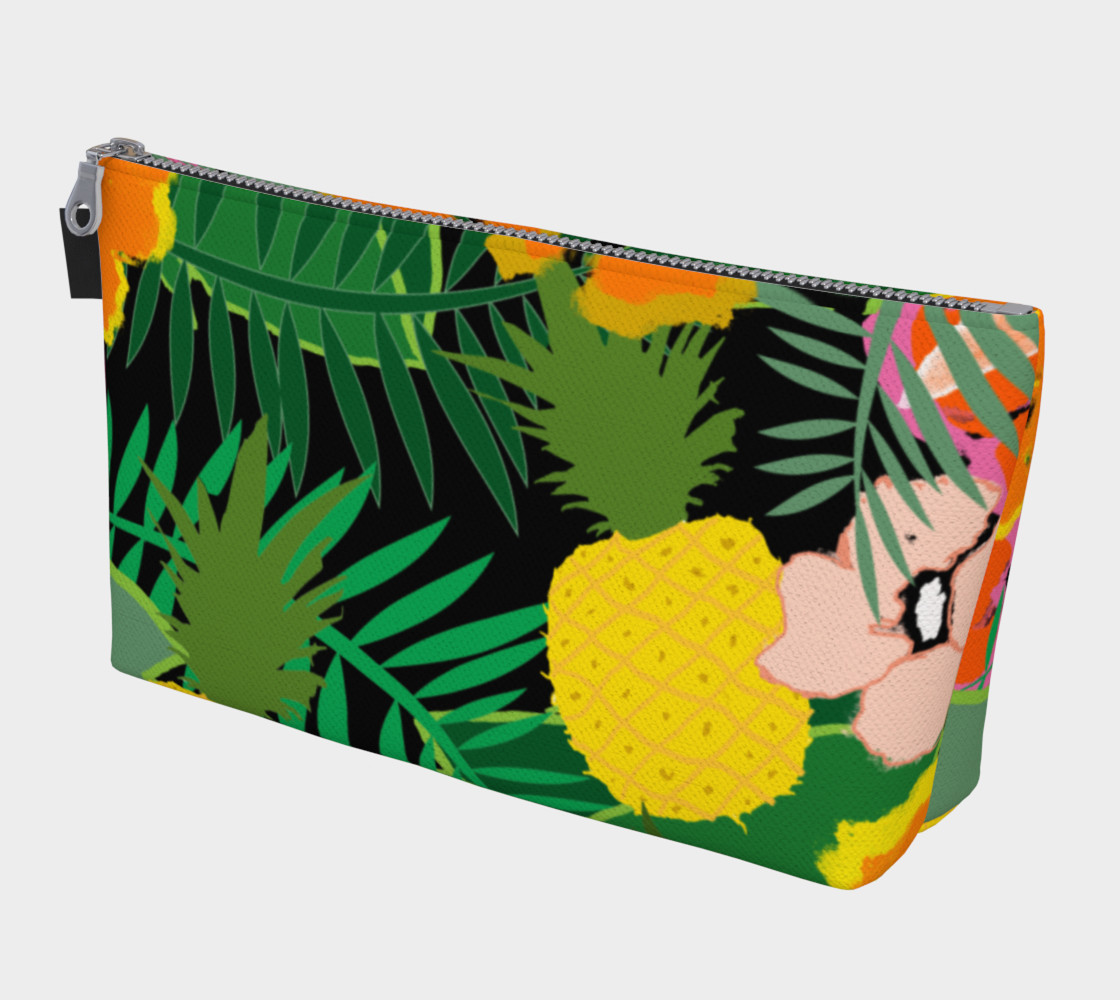 Aperçu 3D de Pineapple Jungle Cosmetic Bag