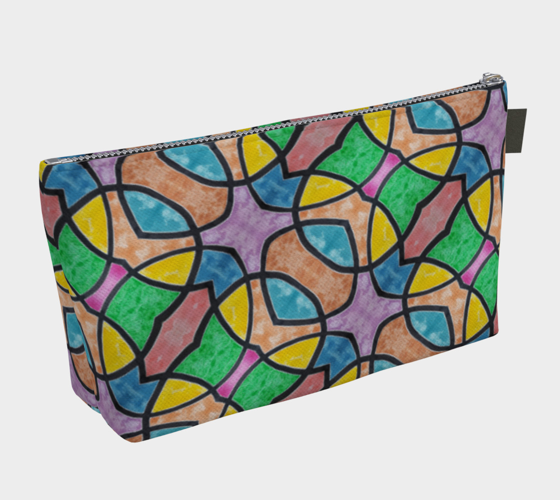 Colorful Geo Makeup Bag preview #2