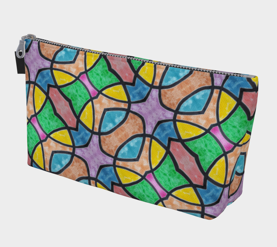 Colorful Geo Makeup Bag preview #1