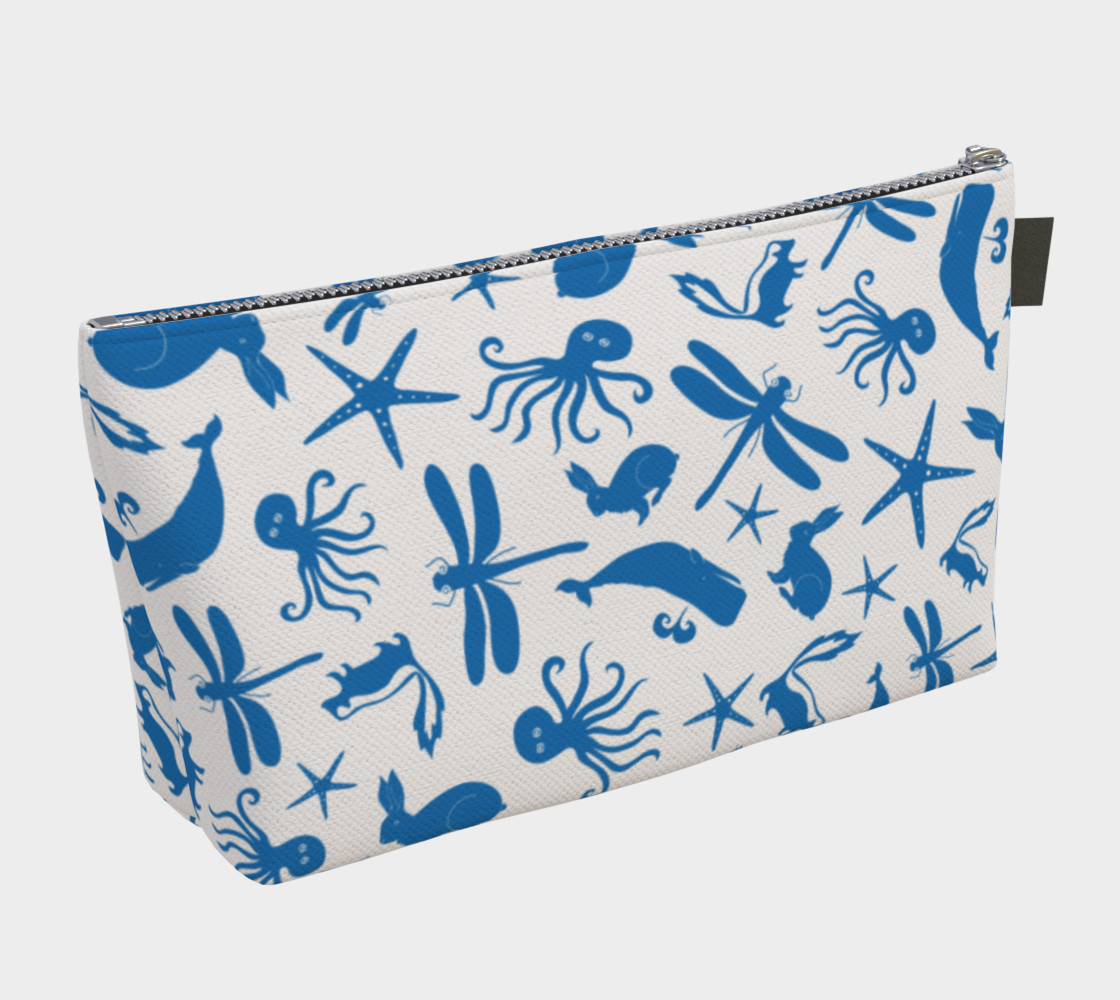 Multi Creature - Blue on White preview #2