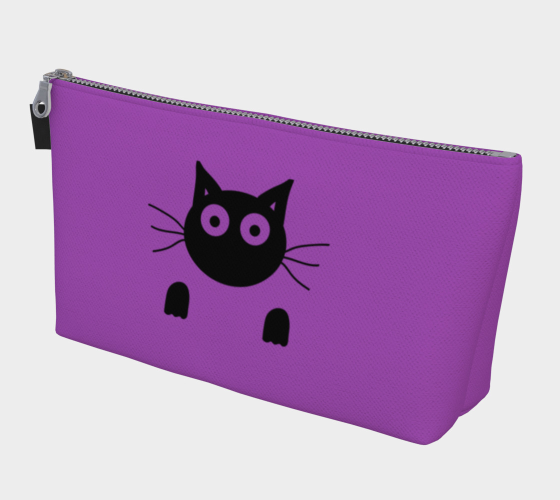 Purple Cat Makeup Bag preview #1
