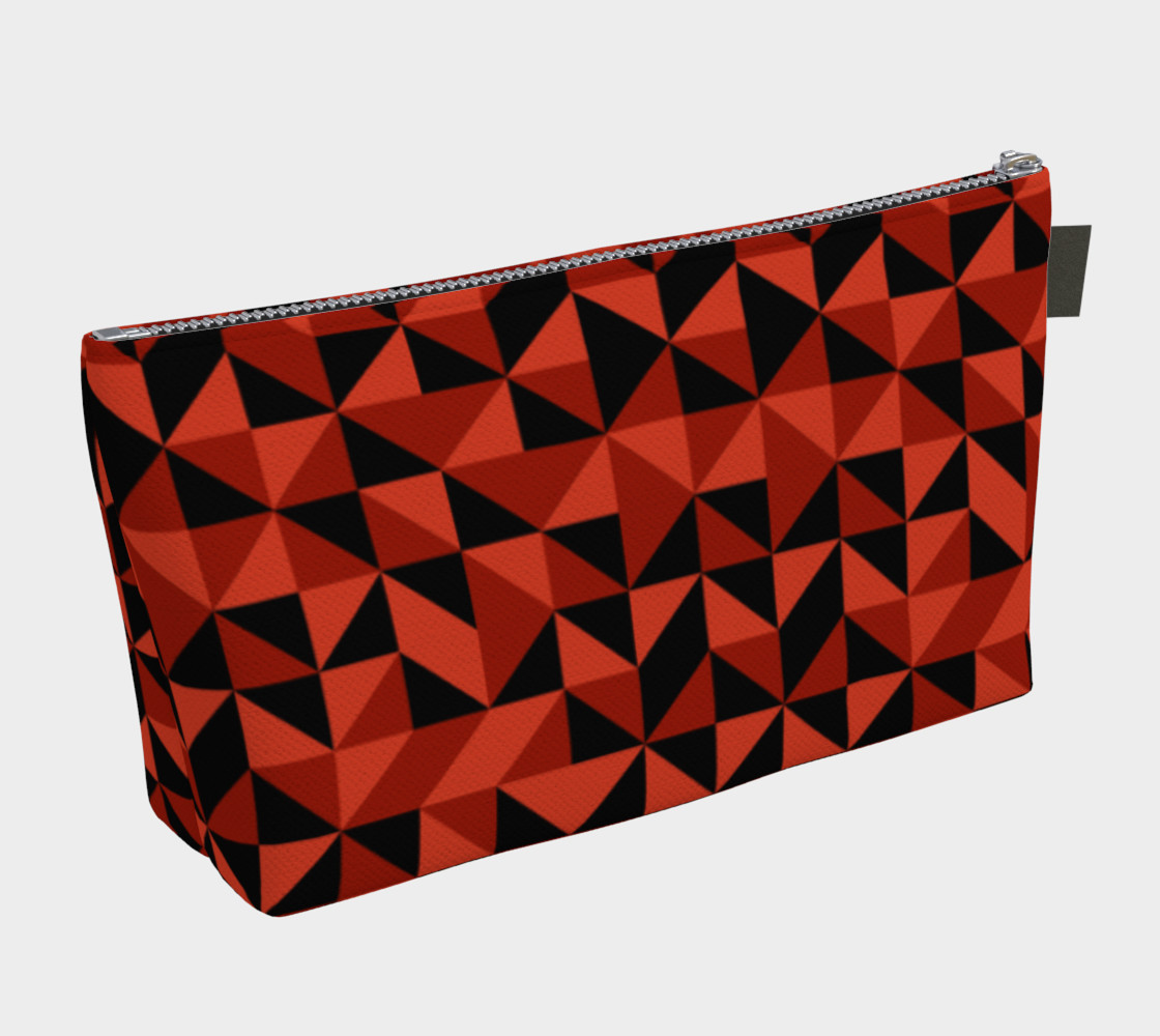 Red Triangles Makeup Bag preview #2