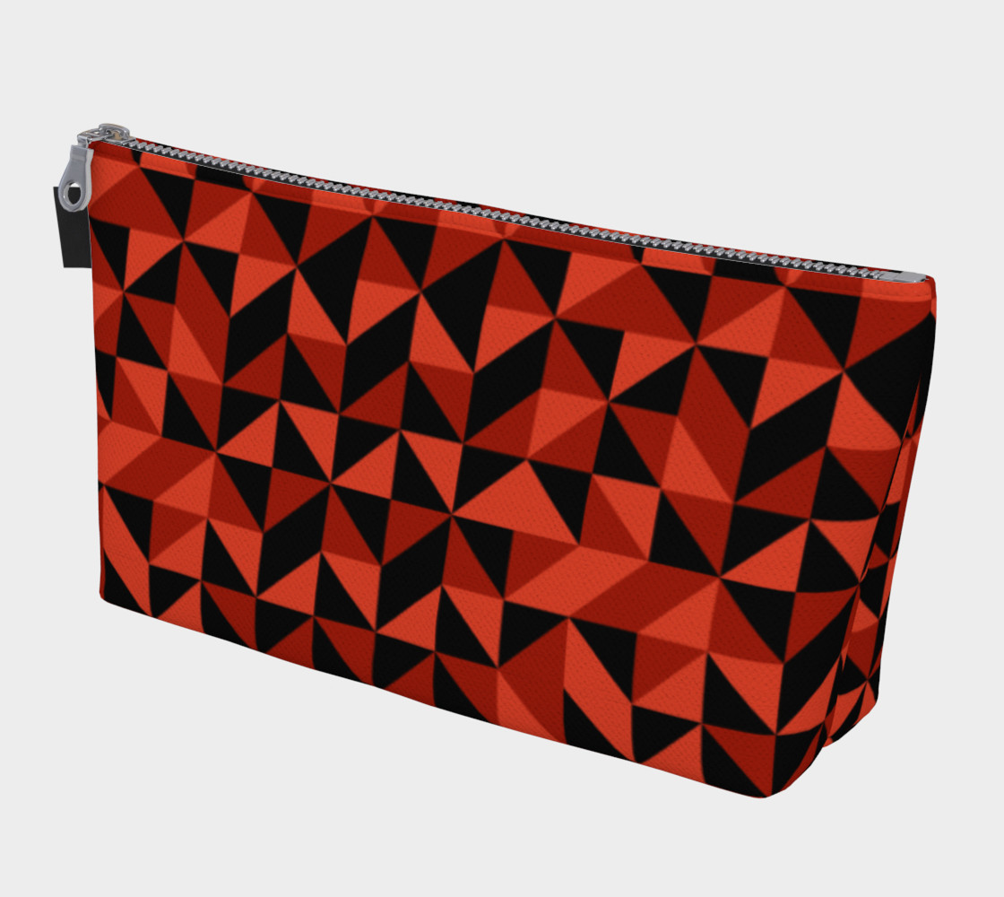 Red Triangles Makeup Bag preview #1