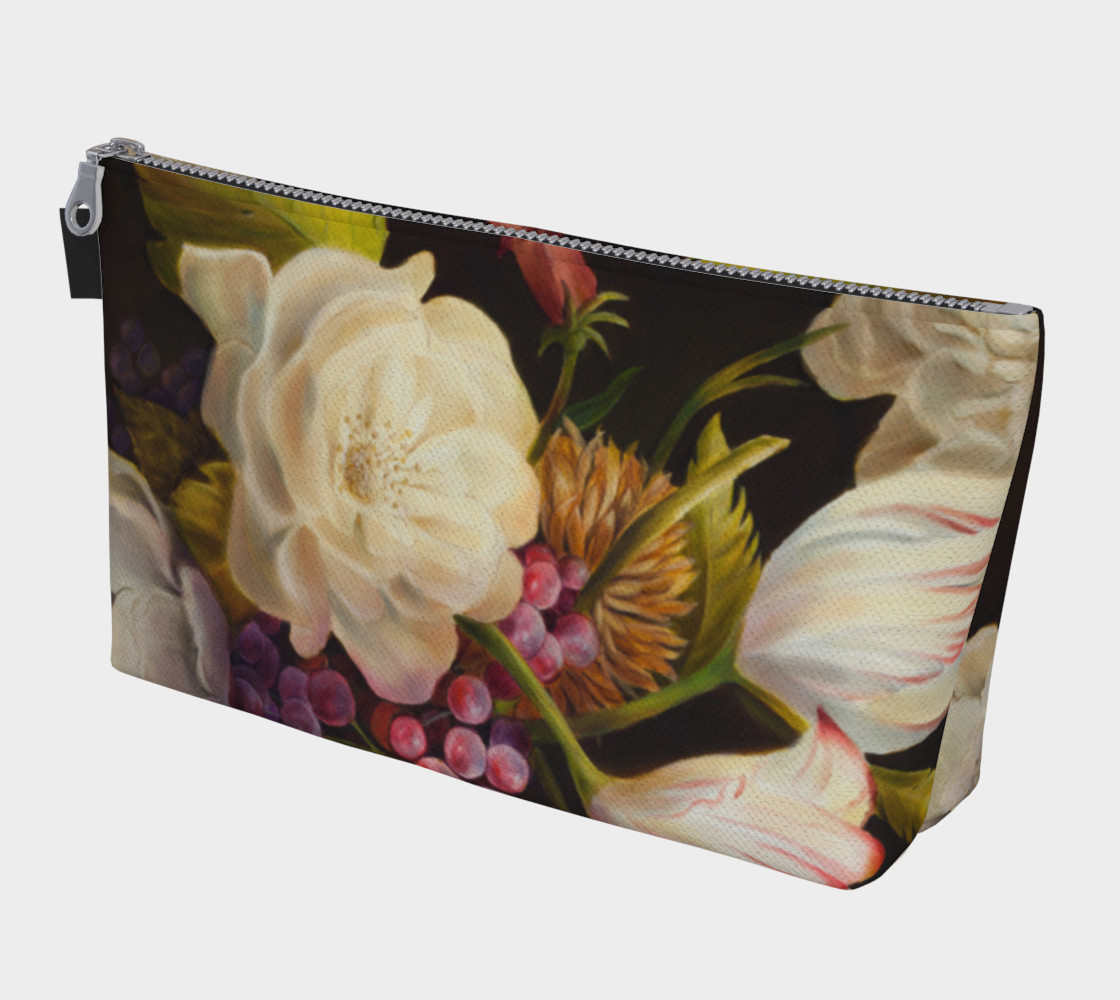 Winter Floral Makeup Bag preview #1