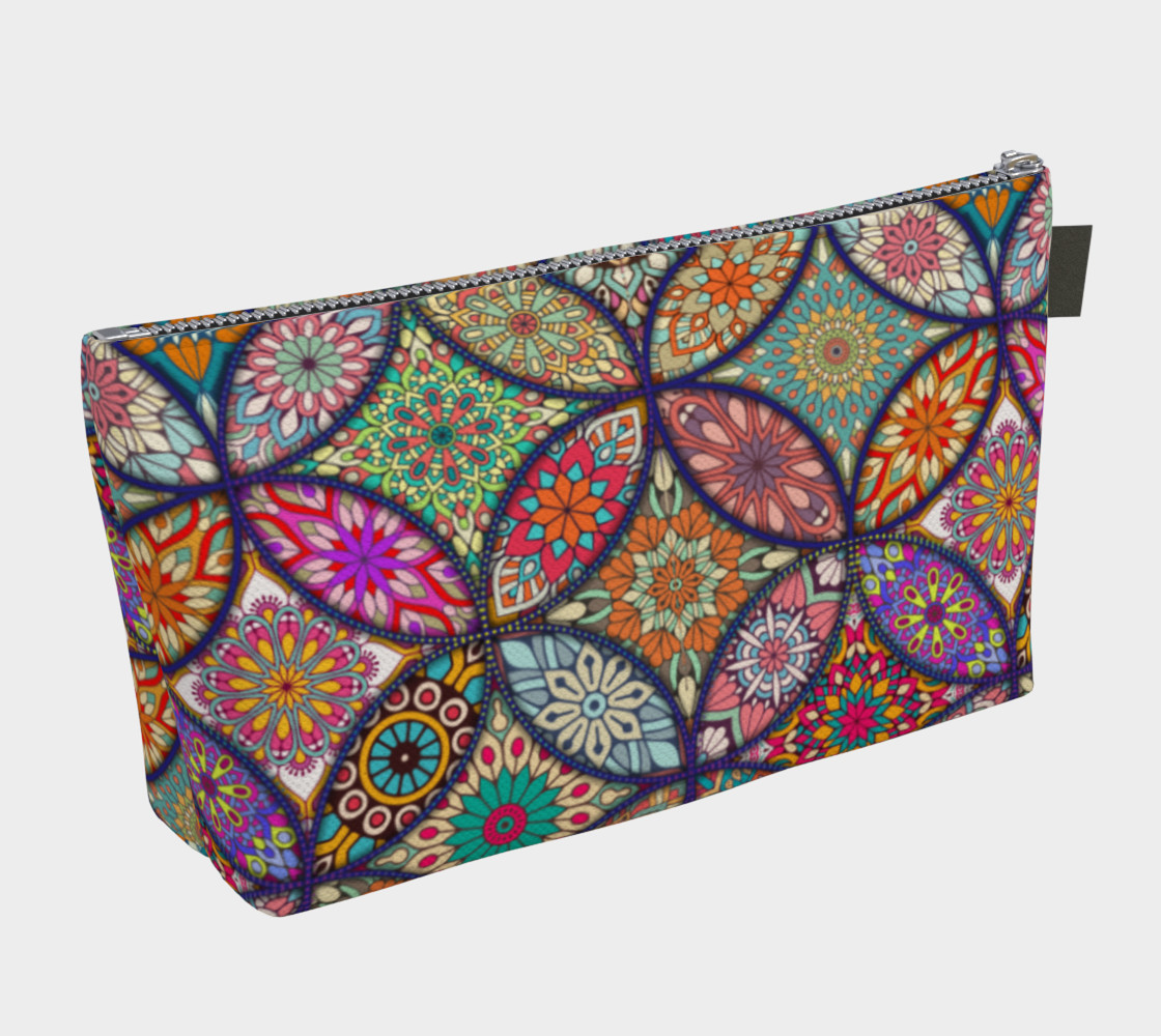 Vibrant Mandalas Makeup Bag preview #2