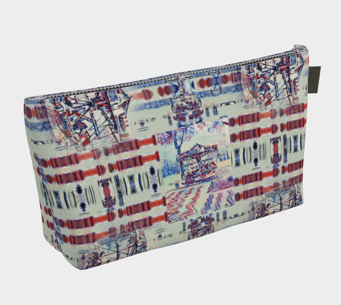 Luna Park / Preppy Print Make-up Bag preview #2