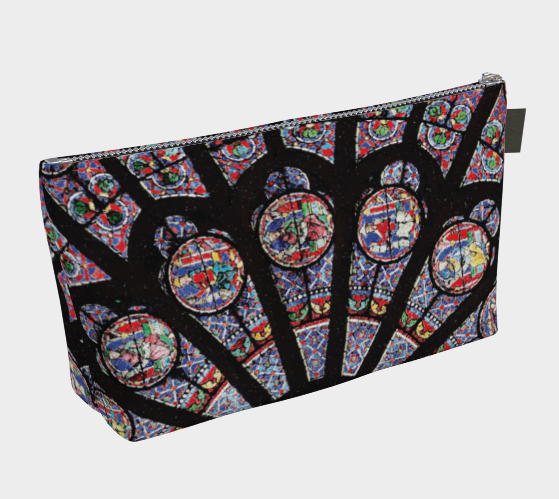 Rose South Window, Notre Dame Paris Makeup Bag preview #2
