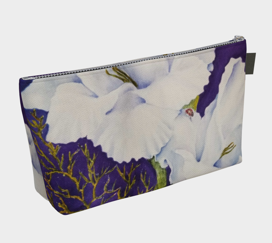 WHITE GLADIOLAS in WATERCOLOR preview #2