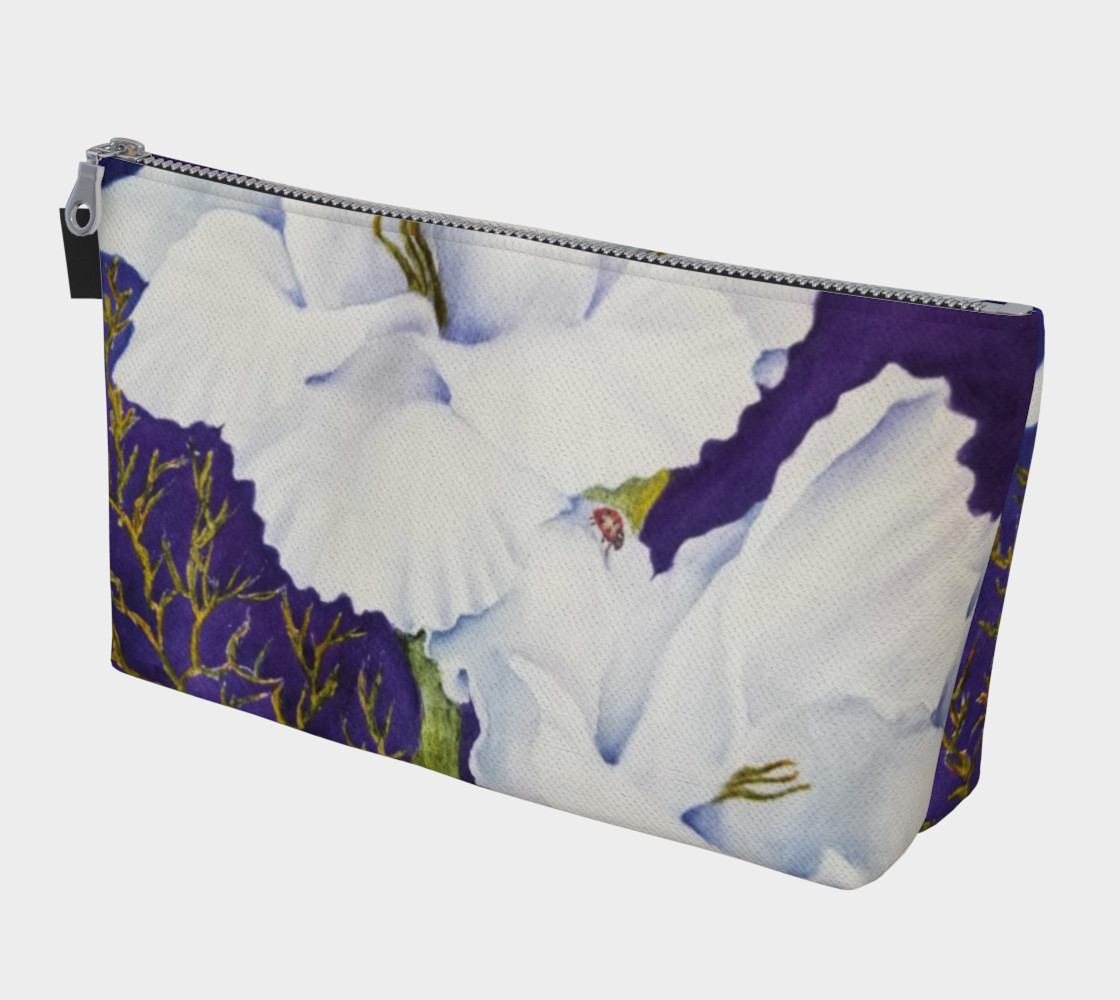 WHITE GLADIOLAS in WATERCOLOR preview #1