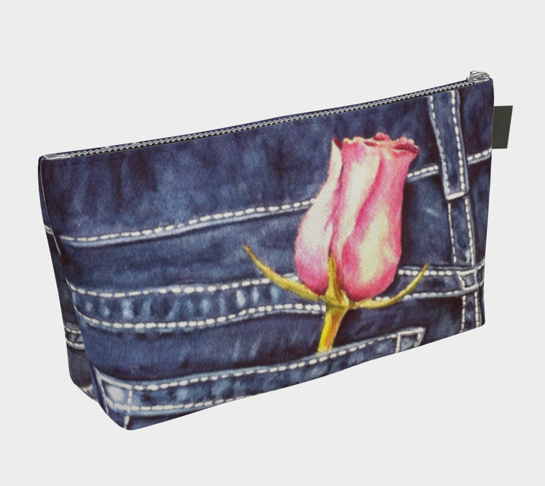 BLUE JEAN ROSE in WATERCOLOR preview #2