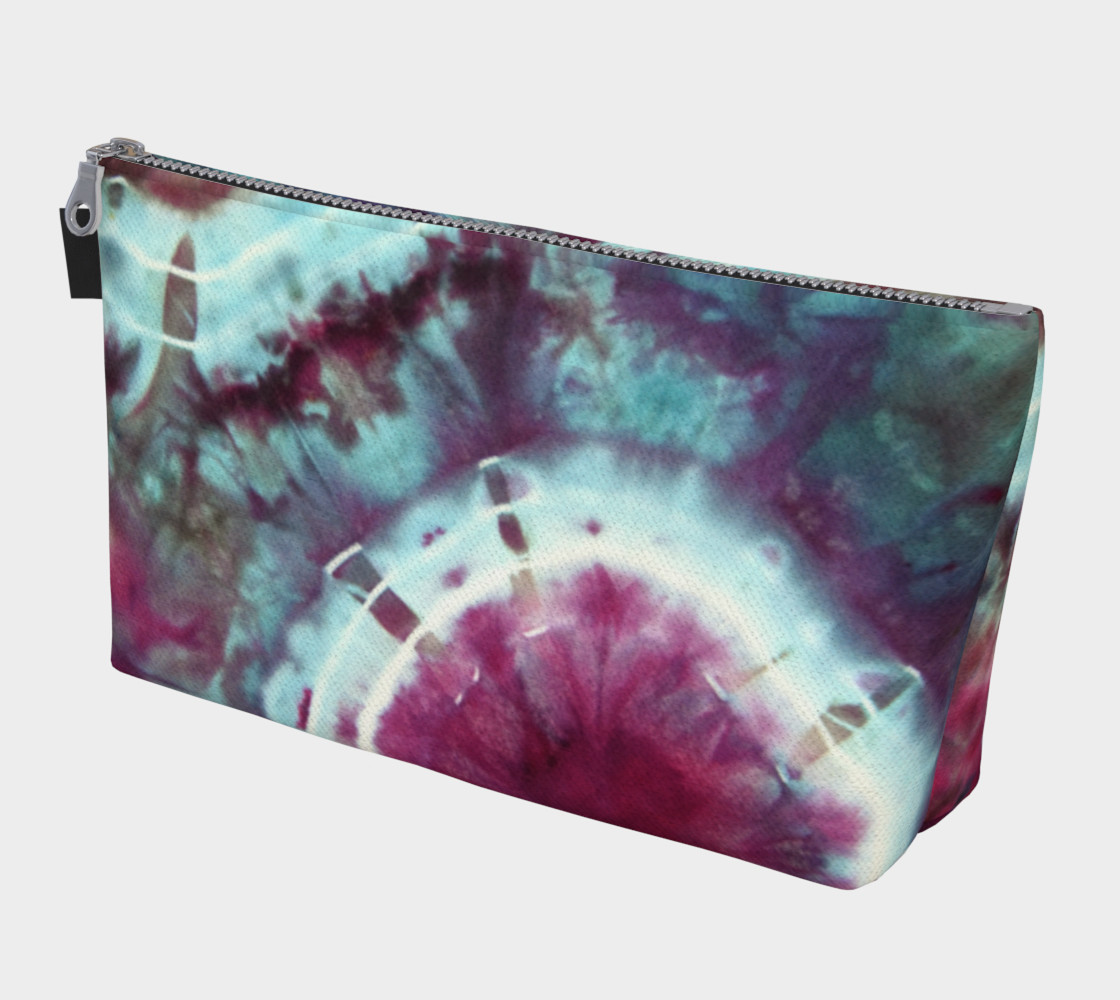 Pink Circles Makeup Bag preview #1