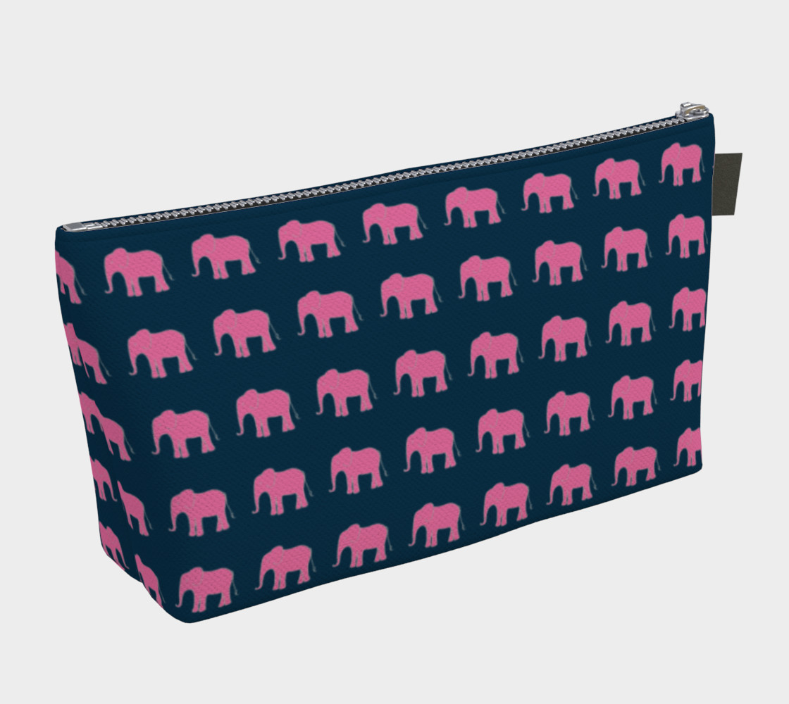 Elephant - Pink on Navy preview #2