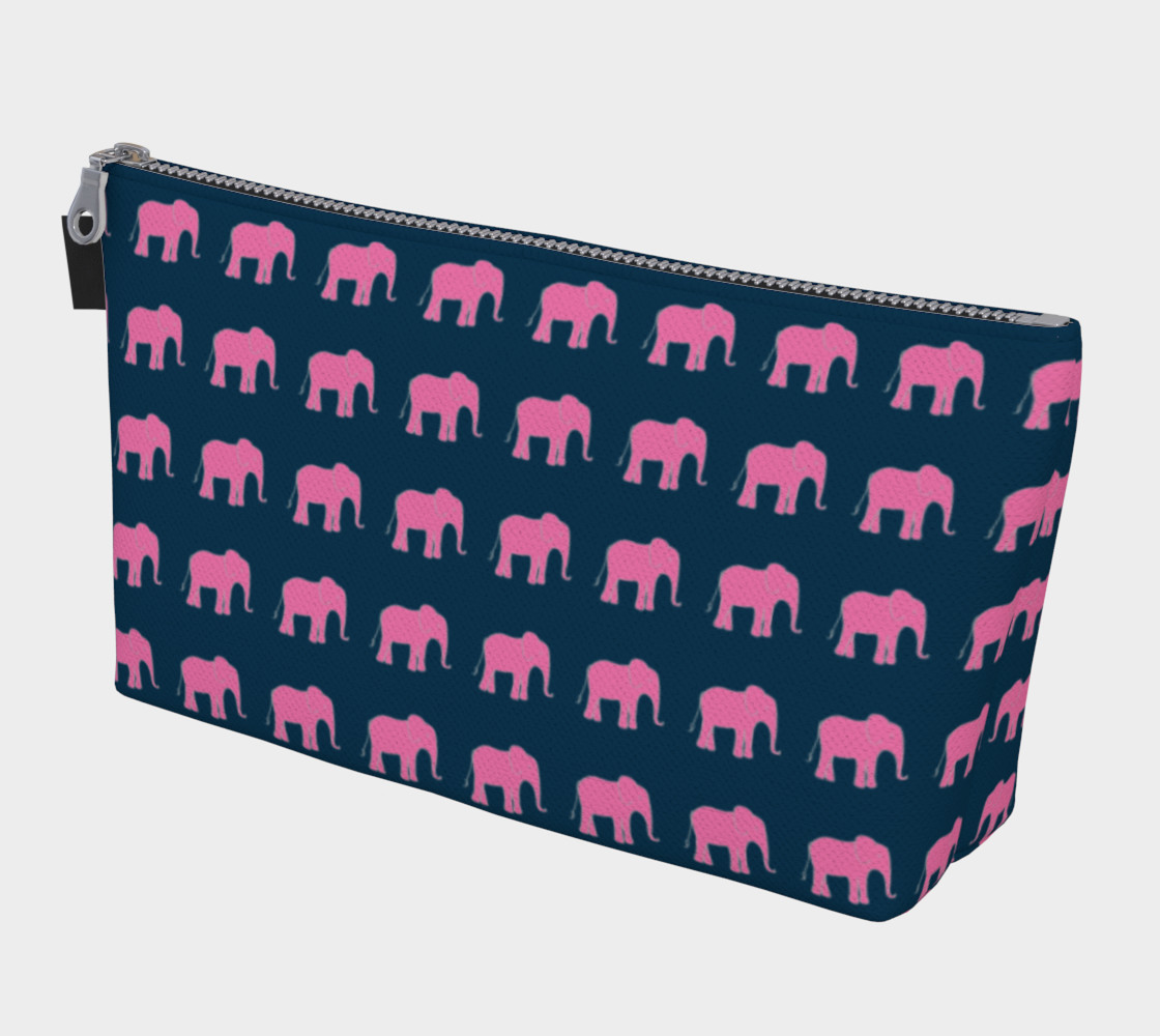 Elephant - Pink on Navy preview #1