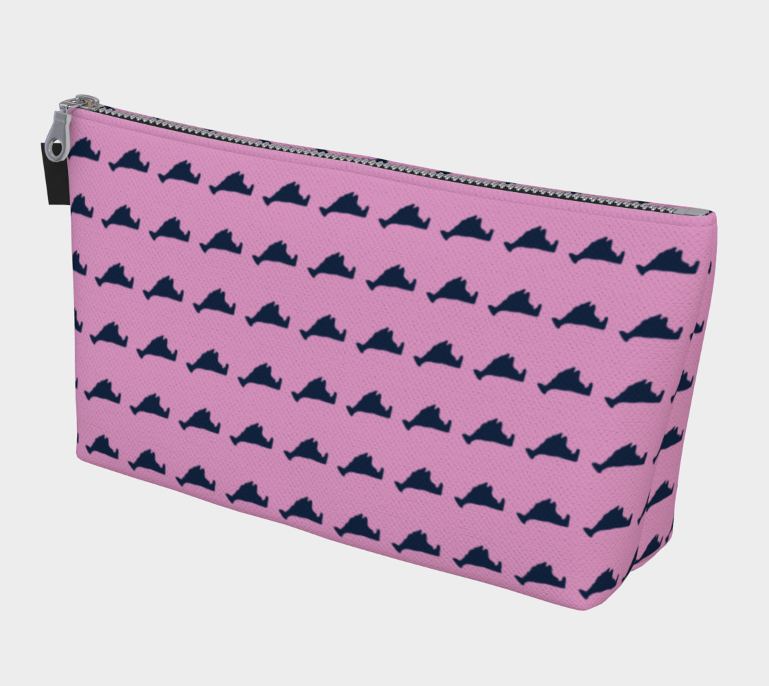 Martha's Vineyard - Navy on Pink preview #1