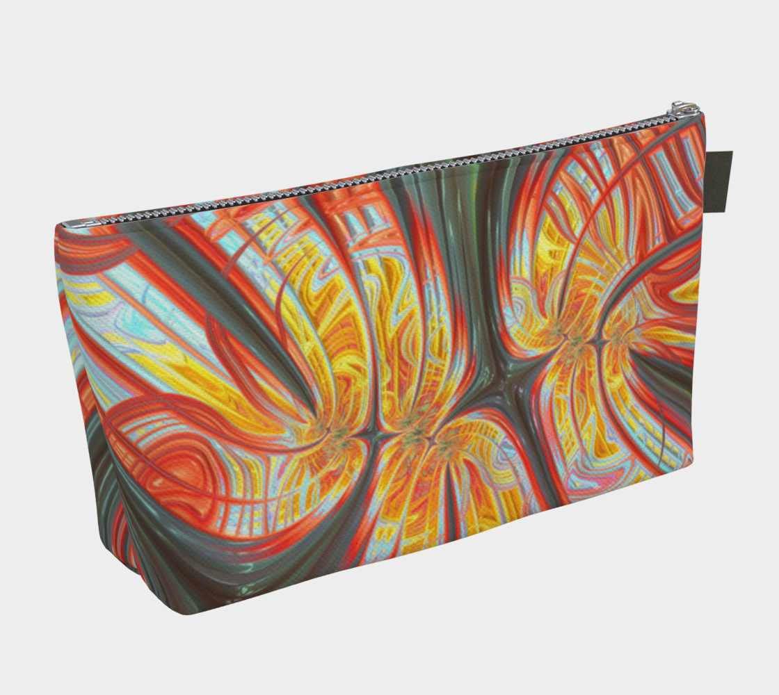Fractal Frangipani Make Up Bag preview #2