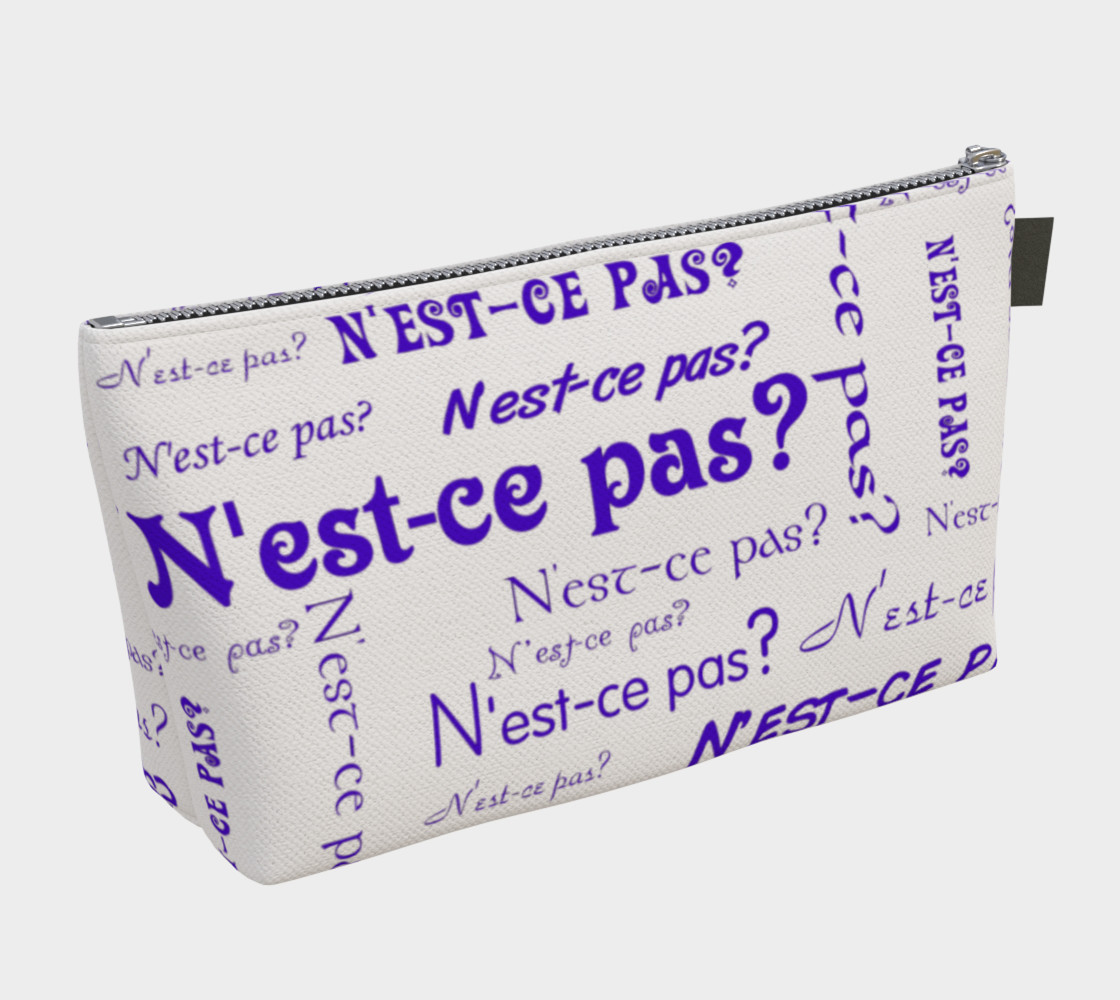 Aperçu de Purple N'est-ce Pas Makeup Bag #2