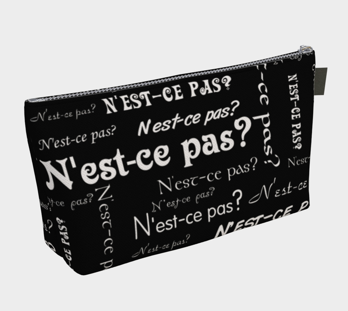 White N'est-ce Pas Makeup Bag preview #2