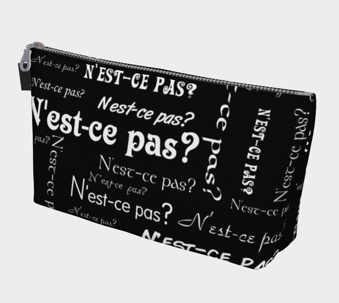 White N'est-ce Pas Makeup Bag preview #1